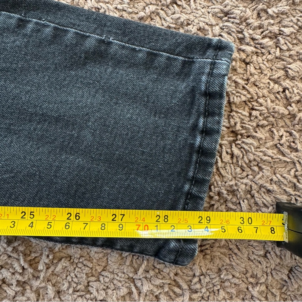 Levis 512 Slim Taper Fit Stretch Jeans Black Gray Size 32 x 32 *Actual 29 Inseam - Picture 7 of 8